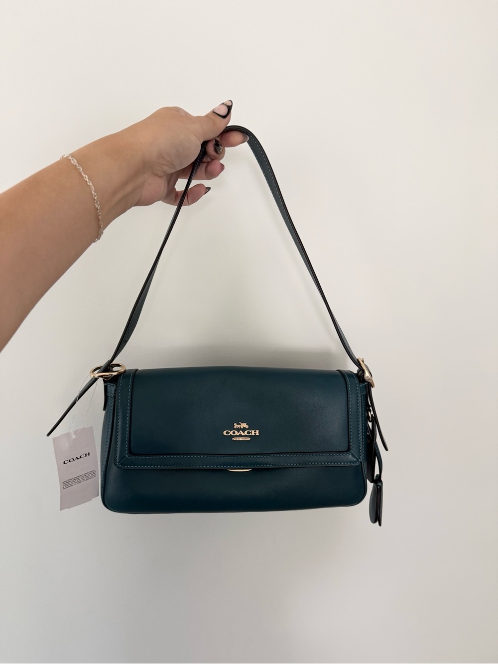 Coach large Etta teal